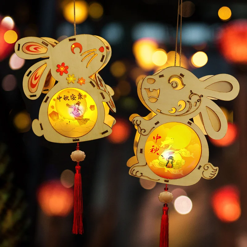 DIY Chinese Palace Retro Style Portable Amazing Blossom Flower Light Lamp Party Glowing Lanterns For Mid-Autumn Festival Gift | Дом и сад