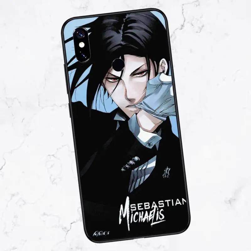 

Black Butler Anime Phone Cases For Xiaomi Redmi 7 8 9t a3Pro 9se k20 mi8 max3 lite 9 note 9s 10 pro