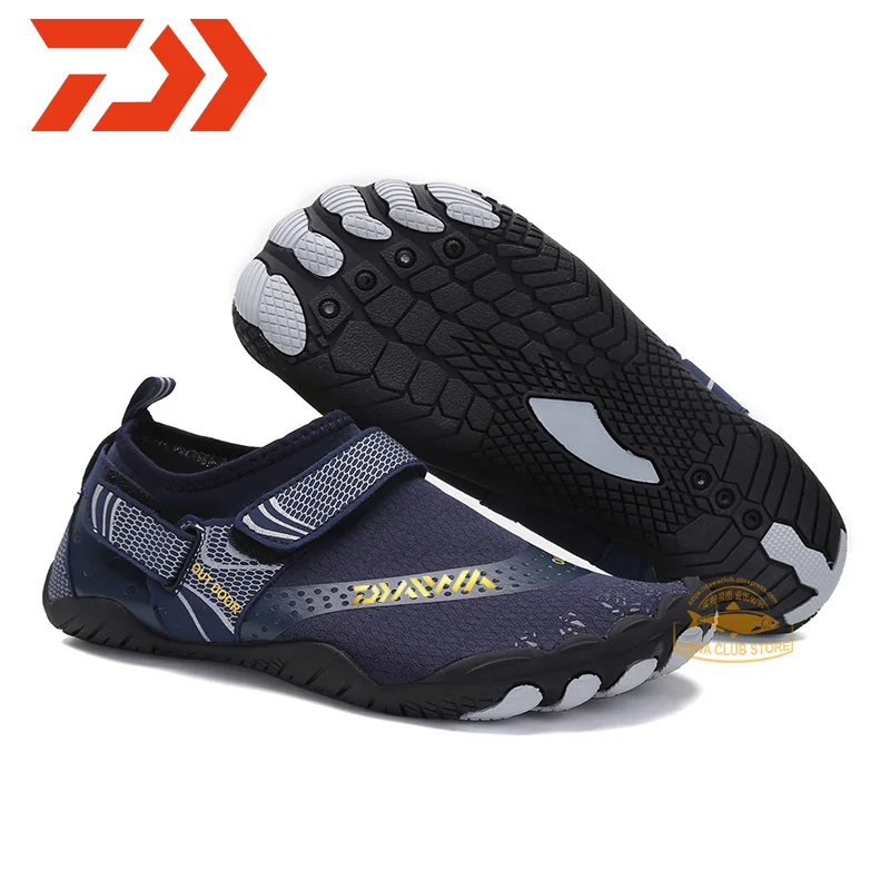 

New Professional Climbing Fishing Shoes Daiwa Men Outdoor Cycling Wading Shoes Surf Quick-Drying Dawa Fishing Water Shoes
