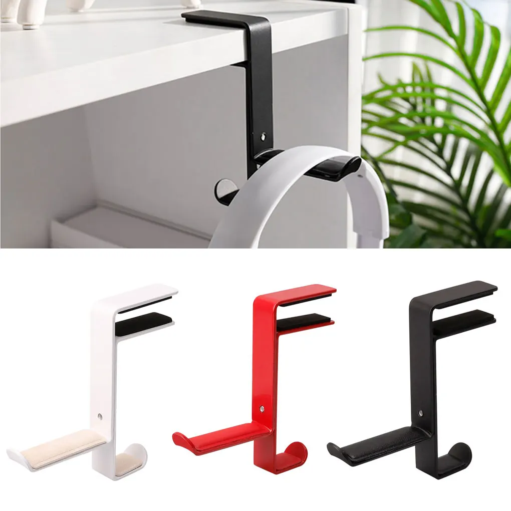 

Headphone Holder Display Desk Mount Universal Office Non Slip Hanger Headset Stand Durable Bracket Space Saving Table Clamp
