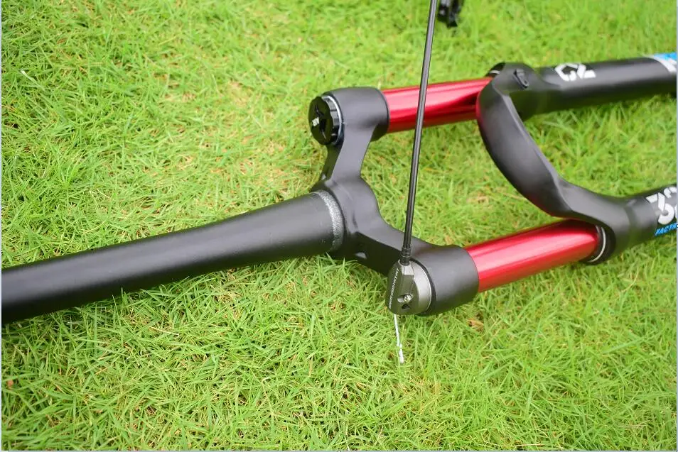 Подвеска для горного велосипеда пневматическая амортизирующая передняя вилка