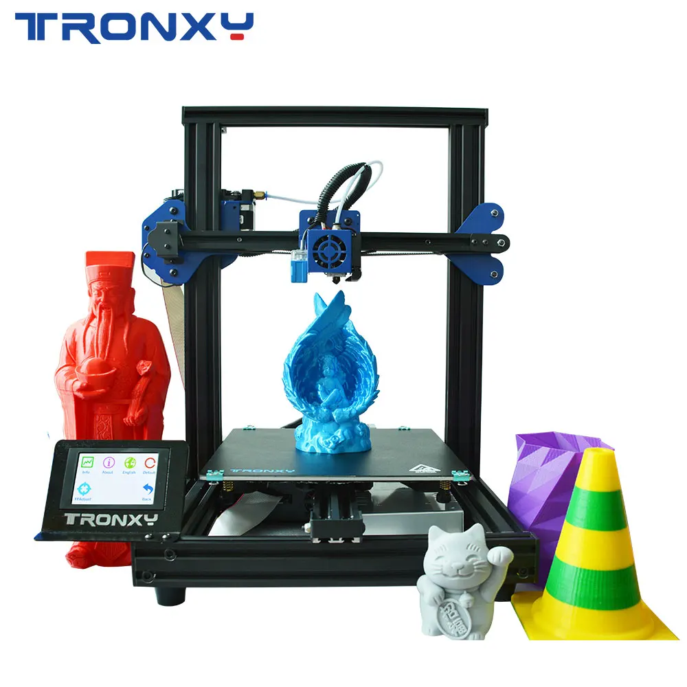 3D принтер Tronxy XY 2 Pro с функцией возобновления печати быстрая сборка Наборы сделай