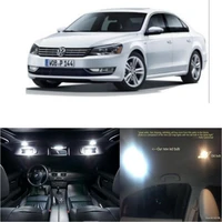 led interior car lights for vw passat 7th room dome map reading foot door lamp error free 13pc