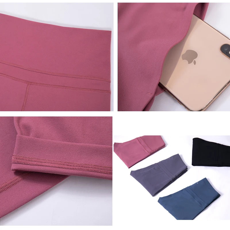 

Yoga Pants High Waist Seamless Leggings With Pocket Women Fitness Running Yoga Pants Girls Athletic Gym Compression Tights Pants