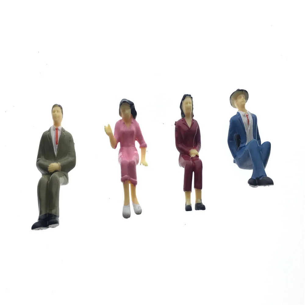 1/25 сидящие архитектурные люди макет здания модель пейзаж поезд масштаб