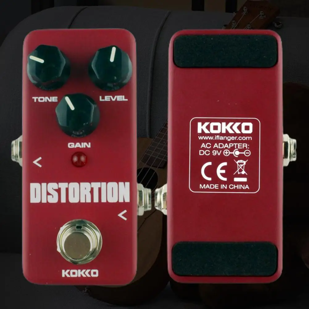 

Педаль эффектов FDS-2, моноблок, светодиодный индикатор классическое искажение, аналоговый эффектор для гитары