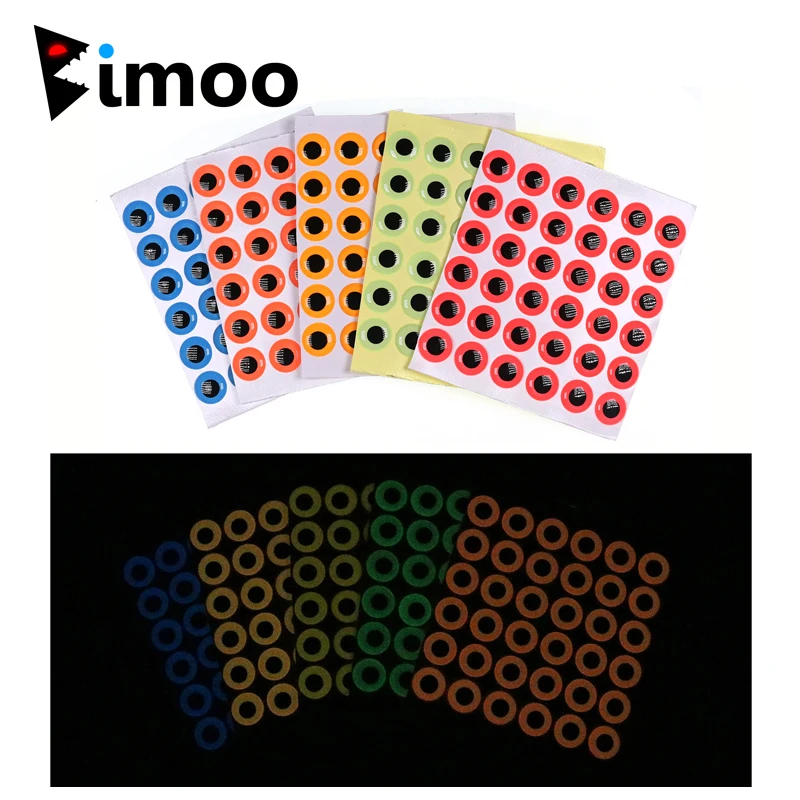 50 шт. световая приманка для рыбалки Bimoo глаза 3D искусственные рыбные ловли