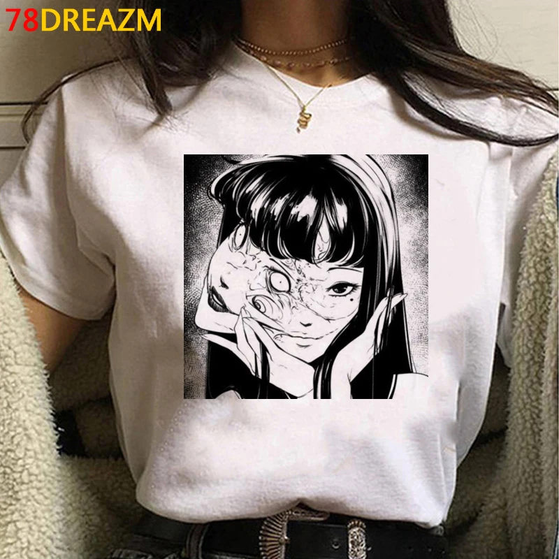 Футболка Junji Ito Tomie Shintaro Kago мужская с винтажным принтом уличная одежда в стиле