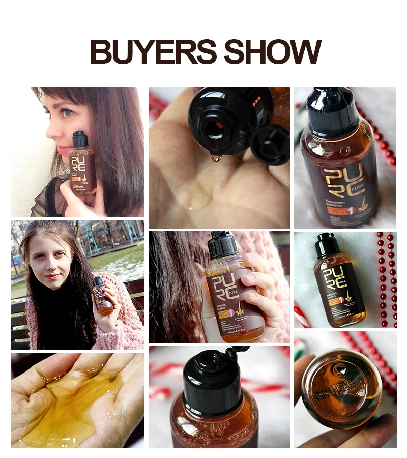 Травяной шампунь с женьшенем эссенция для роста волос лечение восстановления