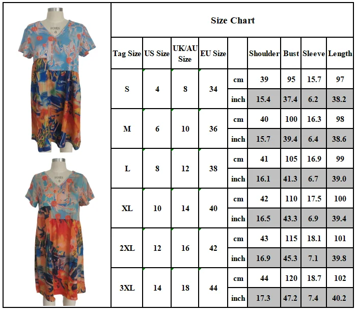 

Women's Dress Floral Print Boho V Neck Tie Dye Vintage Dress A-Line Short Sleeve Knee-Length Holiday Casual Summer Beach Dress