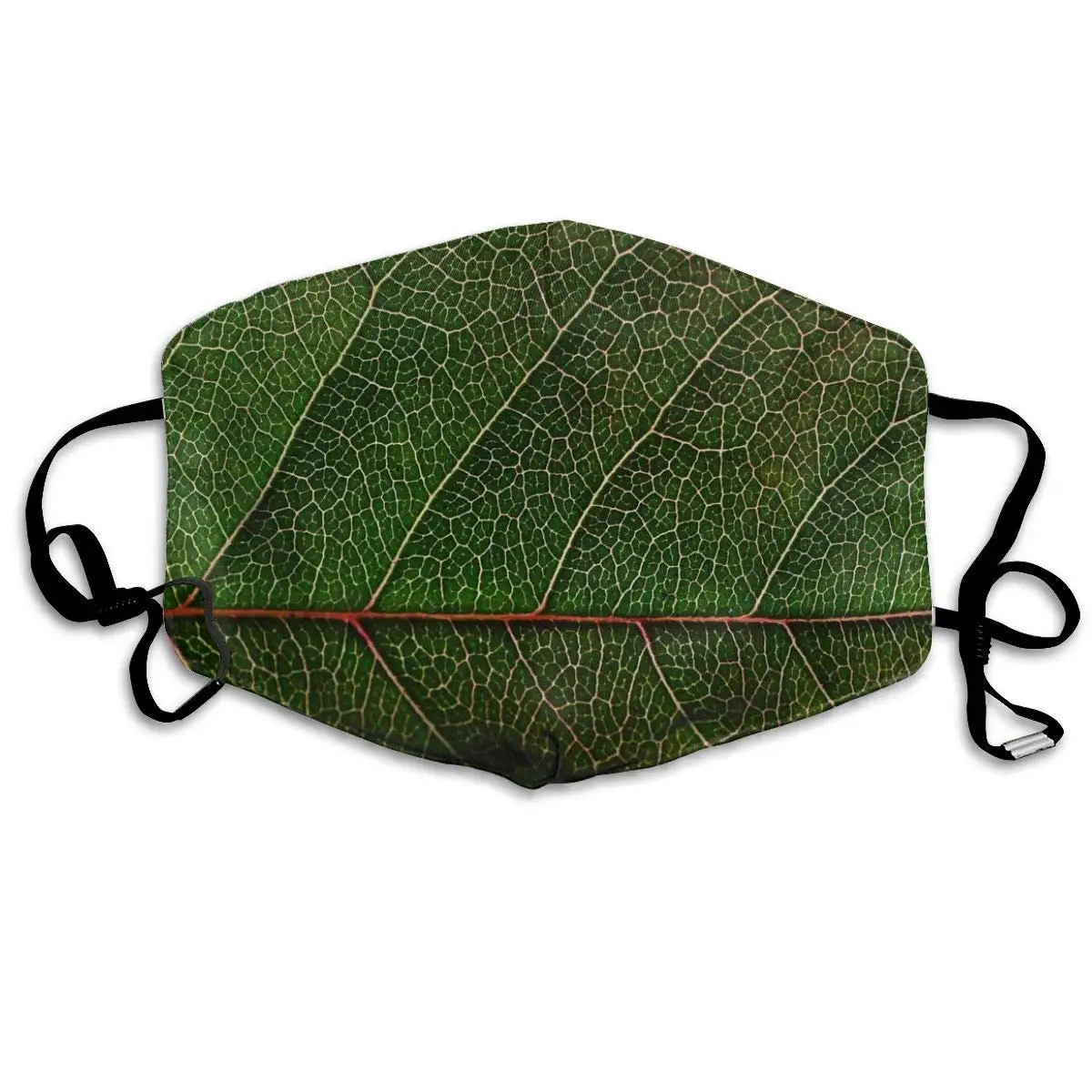

Mouth Mask Green Leaf Texture Veins Print Masks - Breathable Adjustable Windproof Mouth-Muffle, Camping Running for Women and