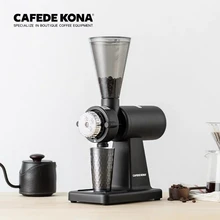 CAFEDE KONA электрическая шлифовальная машина половина-призрак нож для зубьев Мясорубка Автоматическая, Жарка кофе Мясорубка Тайвань