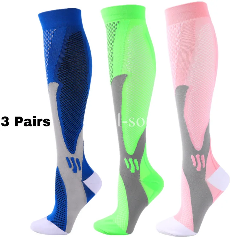 

Compression Socks 20-30mmhg Sports Socks Stockings High Socks Fit For Running,Riding,Walking, Climbing,Travel,Basketball