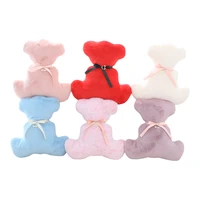 6 colors background teddy bear doll animal stuffed plush toy for children gift pp cotton