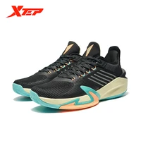xtep mens basketball shoes autumn winter non slip wear resistant high top boots comfortable sports shoes 979219121373