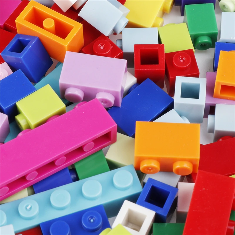

180 to 1350 Pcs Classic Brand Building Blocks City DIY Creative Bricks Bulk Model Figures Educational Kids Small Size Block