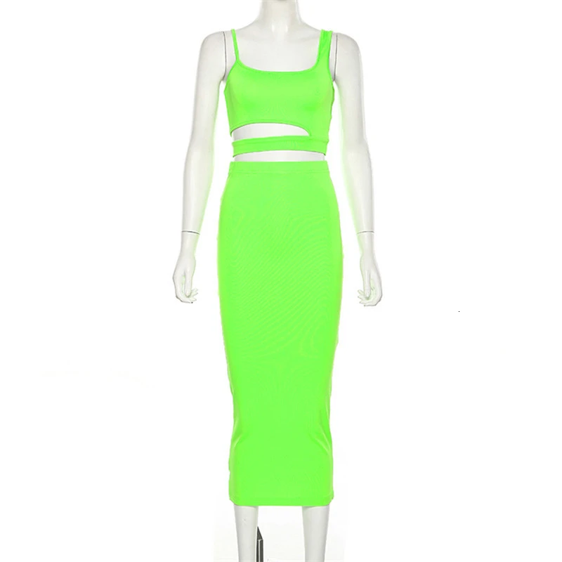 Townlike комплект из двух предметов с вырезами укороченный топ на бретельках и