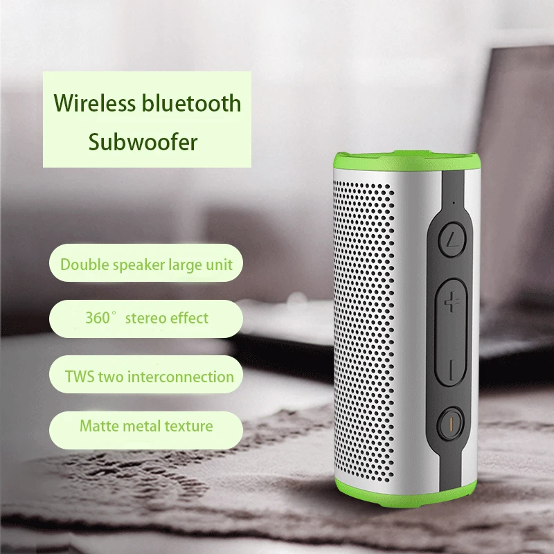 

Новый портативный 12 Вт Bluetooth IPX6 Водонепроницаемый динамик с функцией TWS
