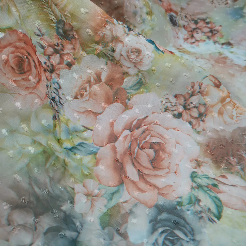 chiffon fabric dress 75D summer soft silky breathable DIY ribbon scarf cosplay | Дом и сад