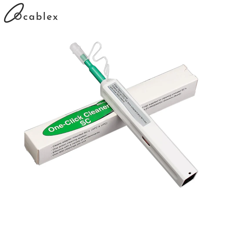5 шт./лот волоконно оптический очиститель SC один клик соединитель инструмент для