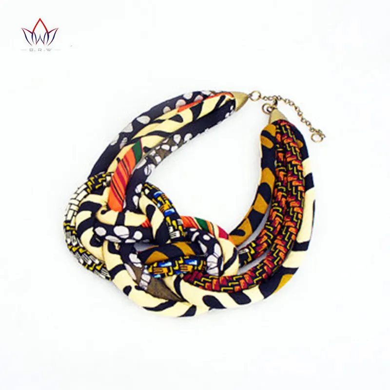 2021 африканские ткани с набивным рисунком ожерелье вокруг шеи отличное вручную