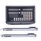 SNS-2V 2 Axis DRO цифровая индикация 110 В220 В и 2 шт. линейных стеклянных шкалы, оптический кодировщик, линейки для токарного фрезерного станка