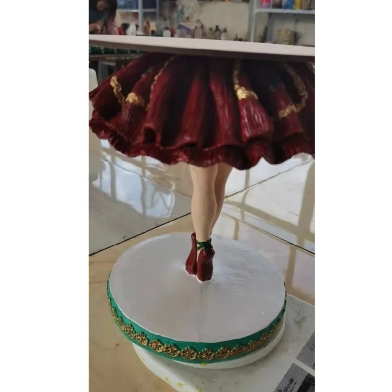 Soporte para galletas de Cascanueces de Navidad, bandeja para aperitivos, botas de Ballet, soporte para pasteles, adornos de decoraci&oacute;n navide&ntilde;a-5