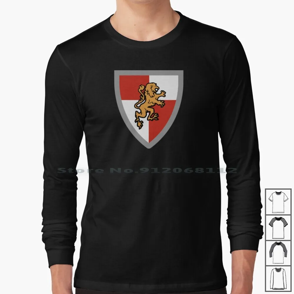 

Lions Knights Long Sleeve T Shirt Lion Knights Castle Toy Nostalgia