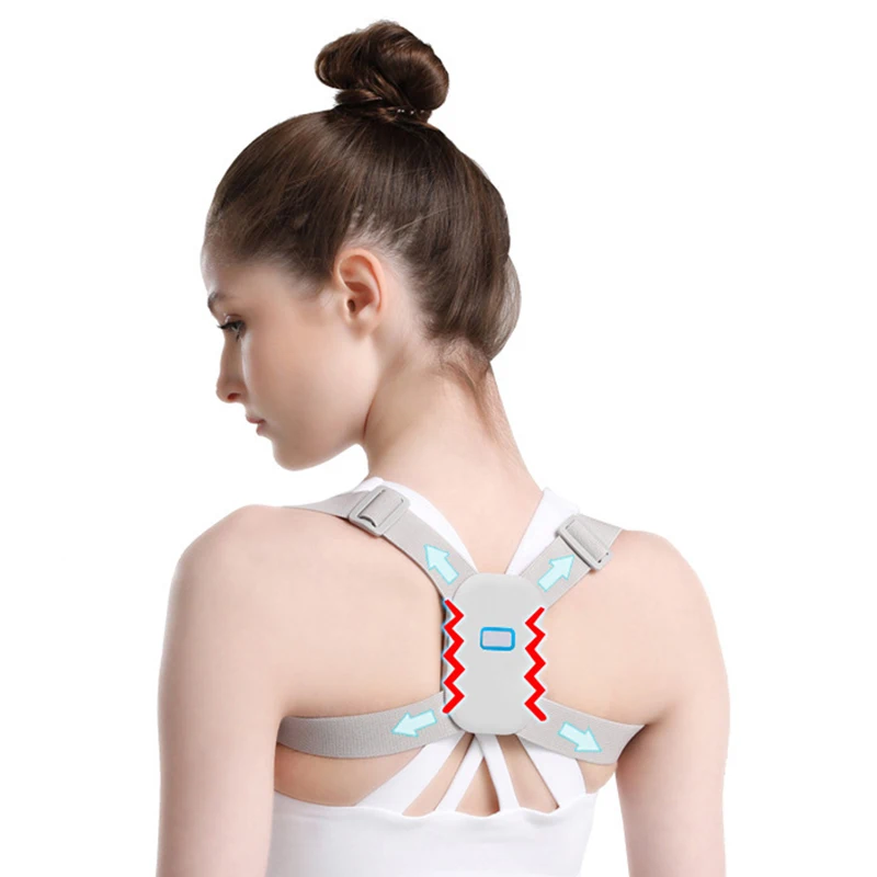 Регулируемый умный Корректор осанки 2020 Электронная Поддержка спины