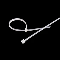200pcs 3x120mm 3x150mm 3x200mm nylon zip ties with self locking cable ties white