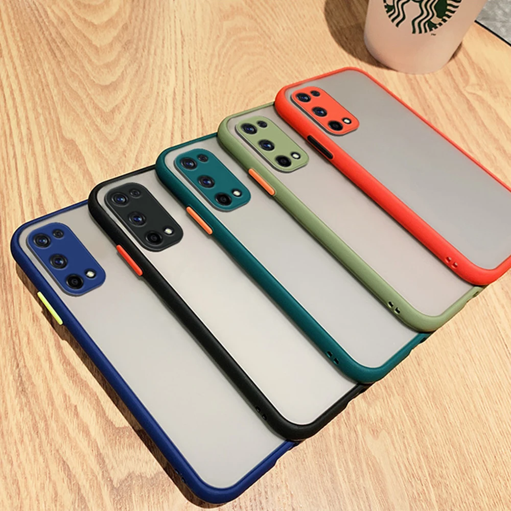 

TPU Frame Matte Phone Case For OPPO Realme 5 5S 2 6 6S 7 Pro C3 C12 C15 C17 C20 X3 X7 XT V11 V15 GT U1 Q2 Narzo20 Pro Soft Cover
