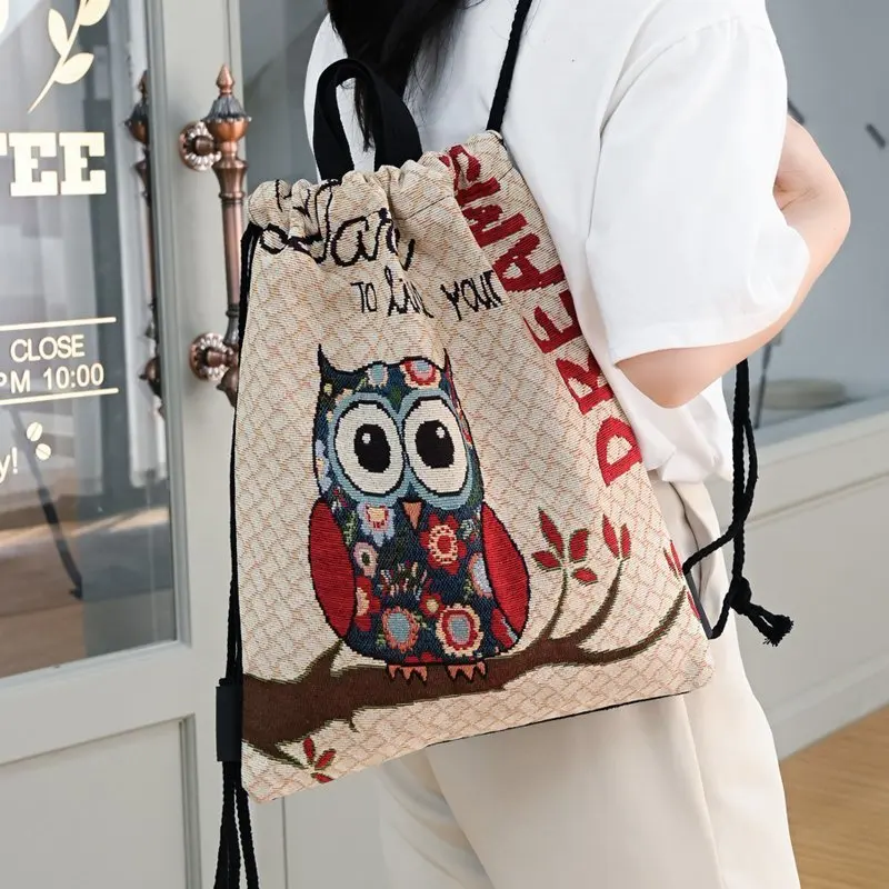 

Cute Owl Fashion Backpacks Cartoon Owl Women Backpack Softback School Bags Teenage Backpacks 2021 Summer New Shoulder Bag