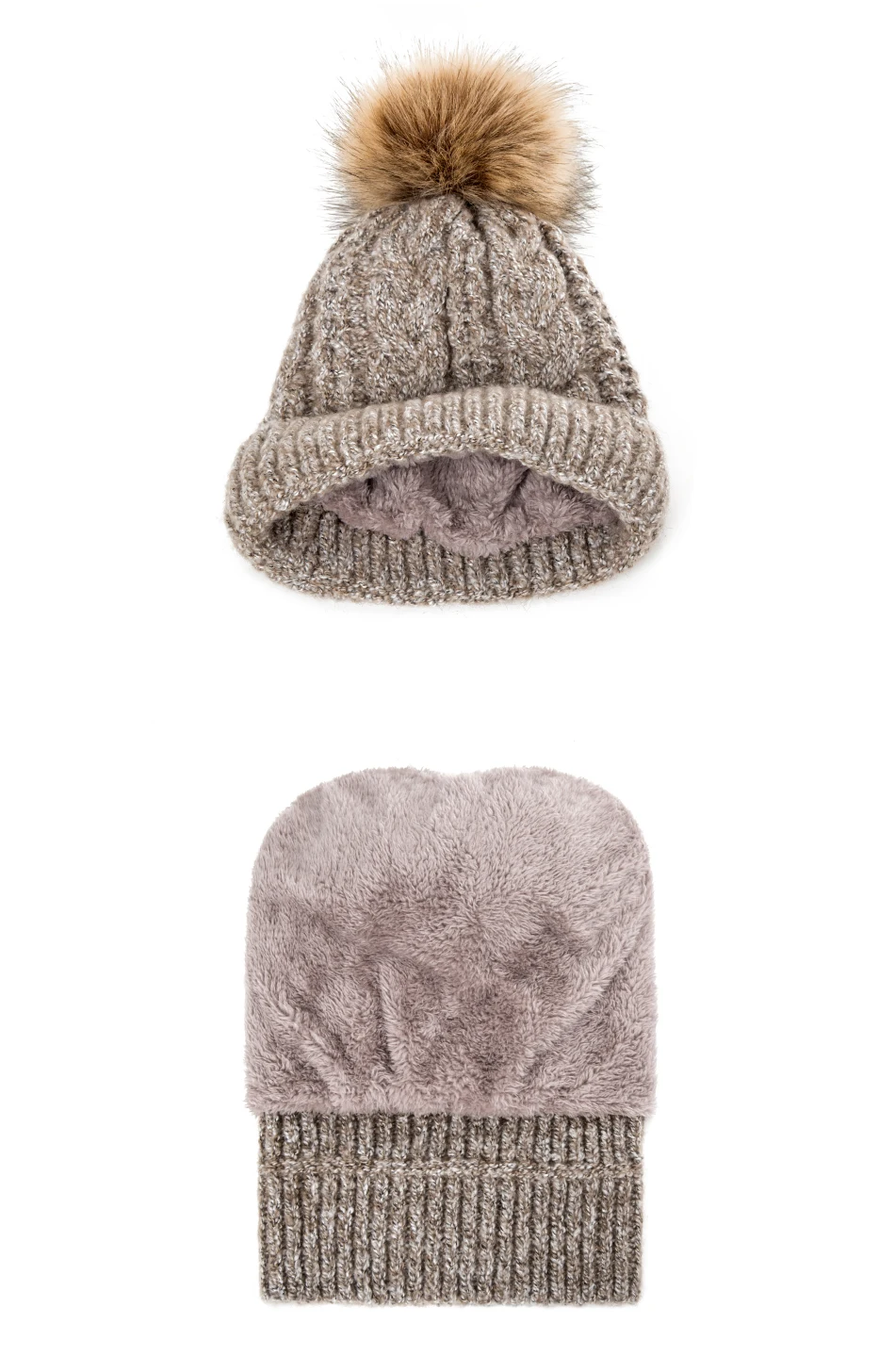 New Women's Hat For Women Winter Warm Knit Solid Color Wool Cap Warm Women's Skullies Beanies Hat Knitted Hats Casual Cap
