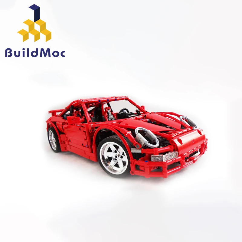 

BuildMOC Building Blocks Moc -997 GT3 Super Racing Car Model Technicalalalalal Children Toys Bricks Christmas Gift