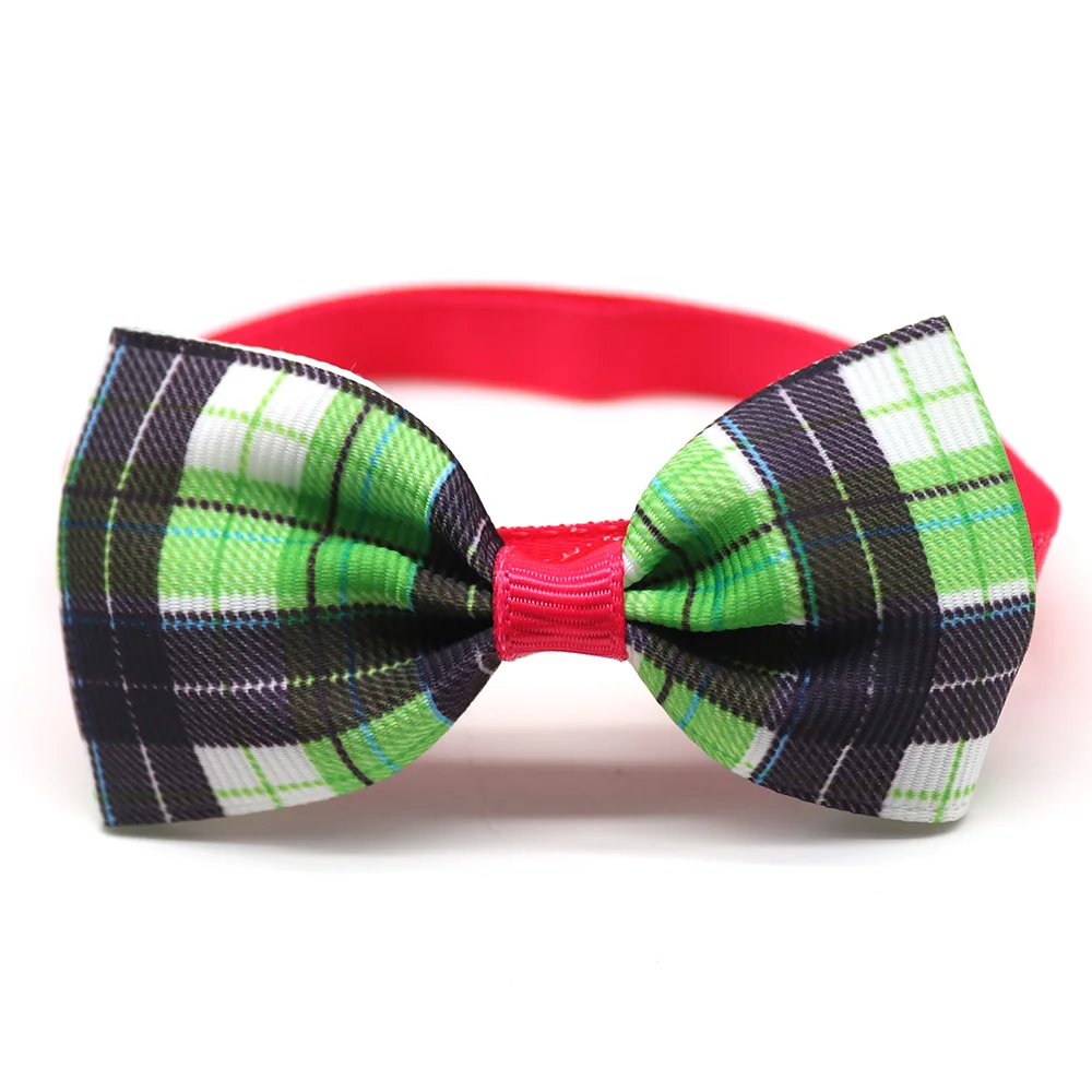 50pcs Dog Cat Bow Ties&ampBowtie Adjustable Classic Plaid Ribbon Collar Accessories Pet Supplies | Дом и сад