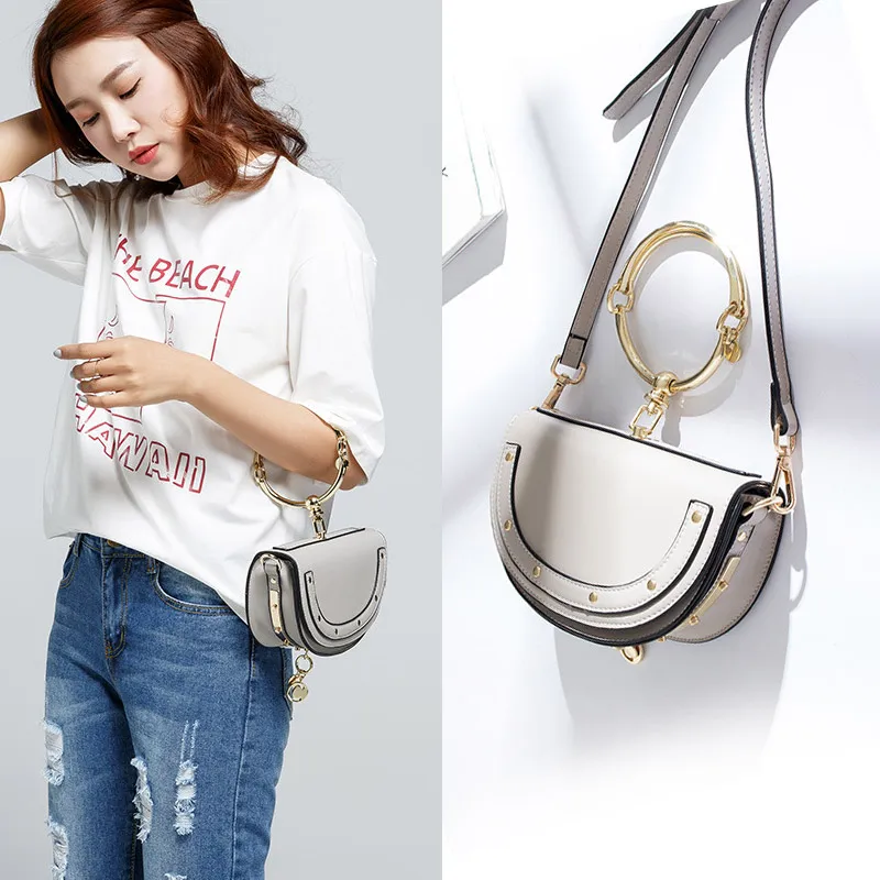 Meetee 1pc/2pcs ID95mm High-grade Alloy Round Bag Handles Buckle Purse Frame Hand Pull ORing Hook DIY Luggage Hardware Accessory | Дом и сад