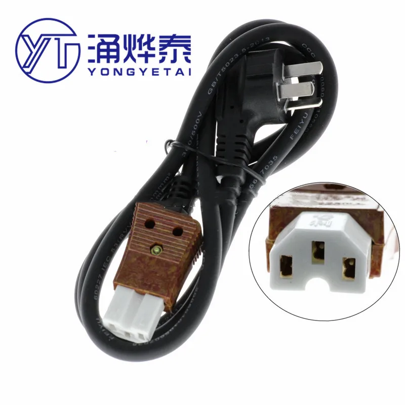 

YYT Computer power cord,rice cooker,power cord,electric cooker,boiling water cooker,pressure cooker, three-hole porcelain head,
