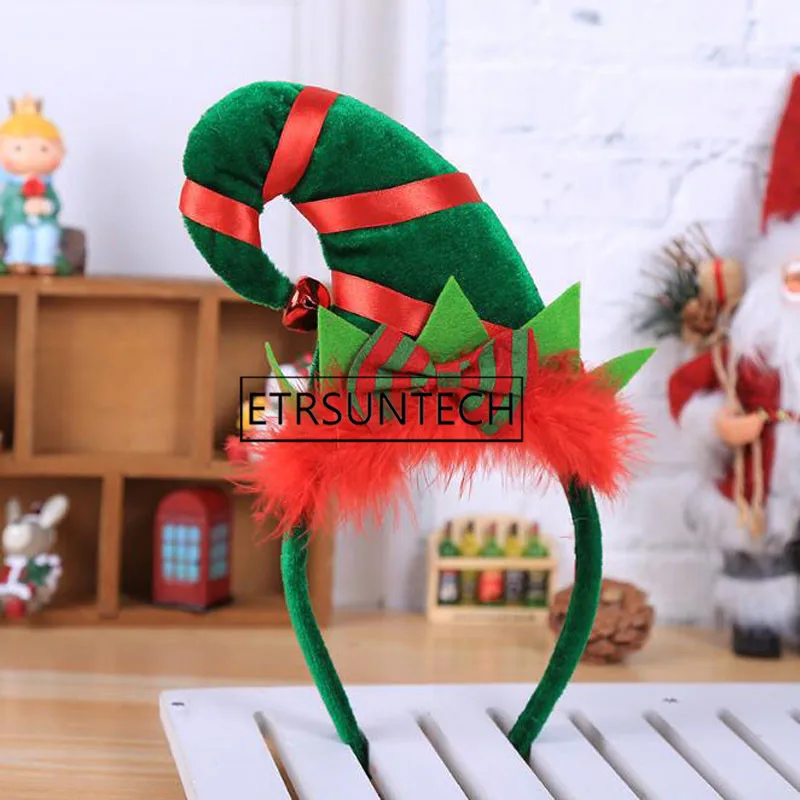 Fluffy Bowknot Headband With Jingle Bell Party Cosplay