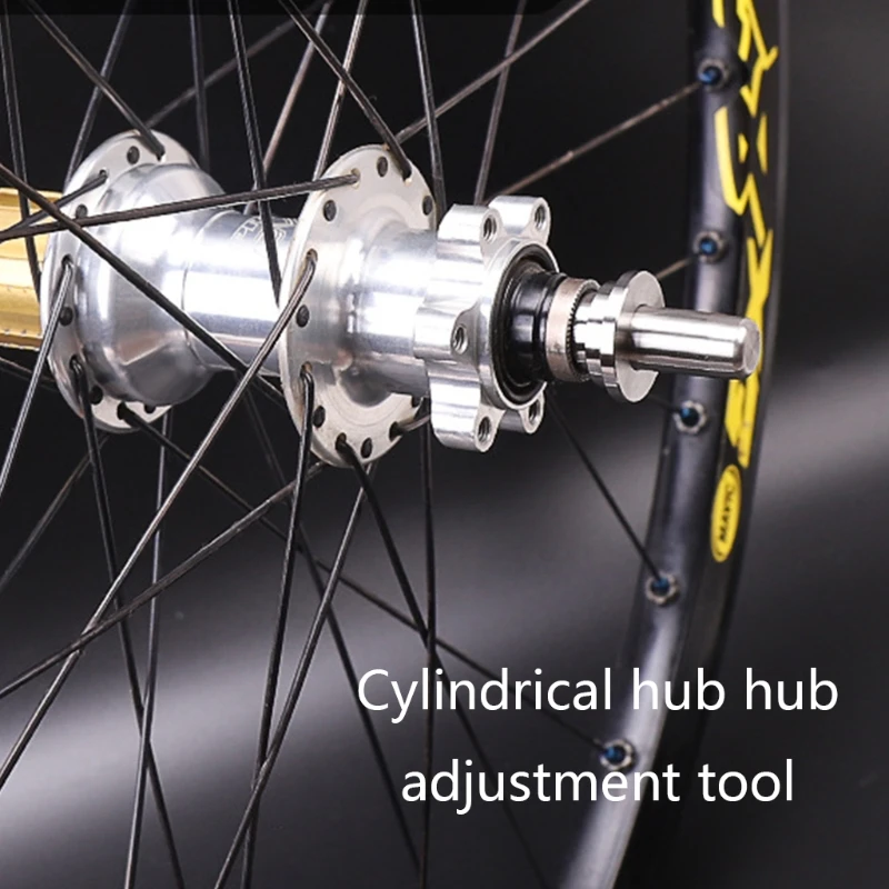

1 pcs Through Axle Adapter Bicycle Wheel Repair Truing Support Platform Set Up Cnc Power Tool for 12mm/ 15mm/ 20mm Hub kawaii
