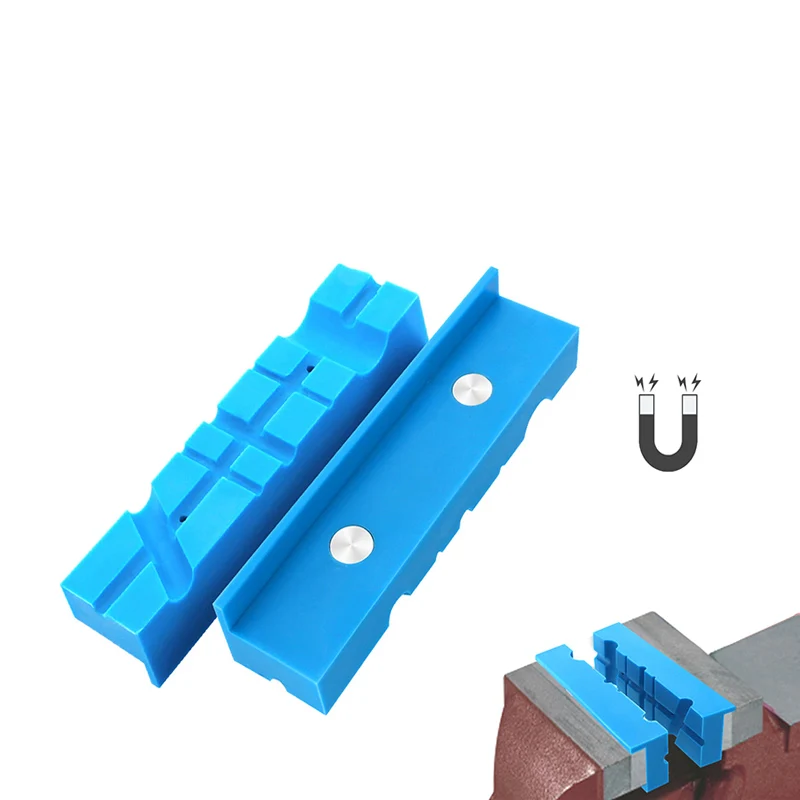 1 пара защитных чехлов для настольных тисков универсальные мягкие магнитные