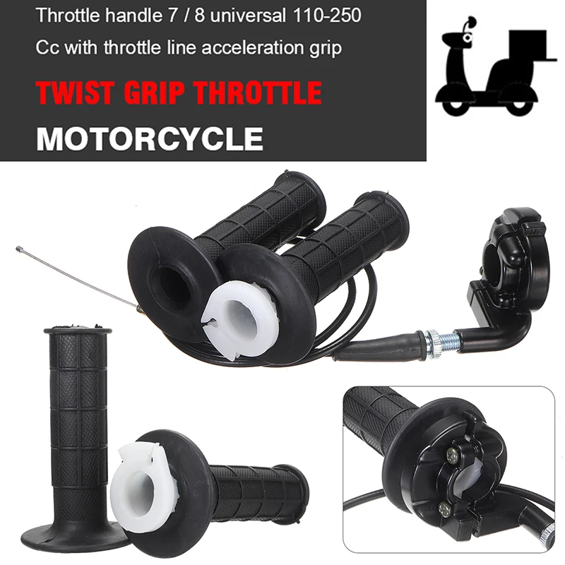 

Рукоятка для внедорожного мотоцикла, поворот дроссельной заслонки, 22 мм, 7/8 дюйма,-куб. См, с поворотным тросиком дроссельной заслонки, рукоя...