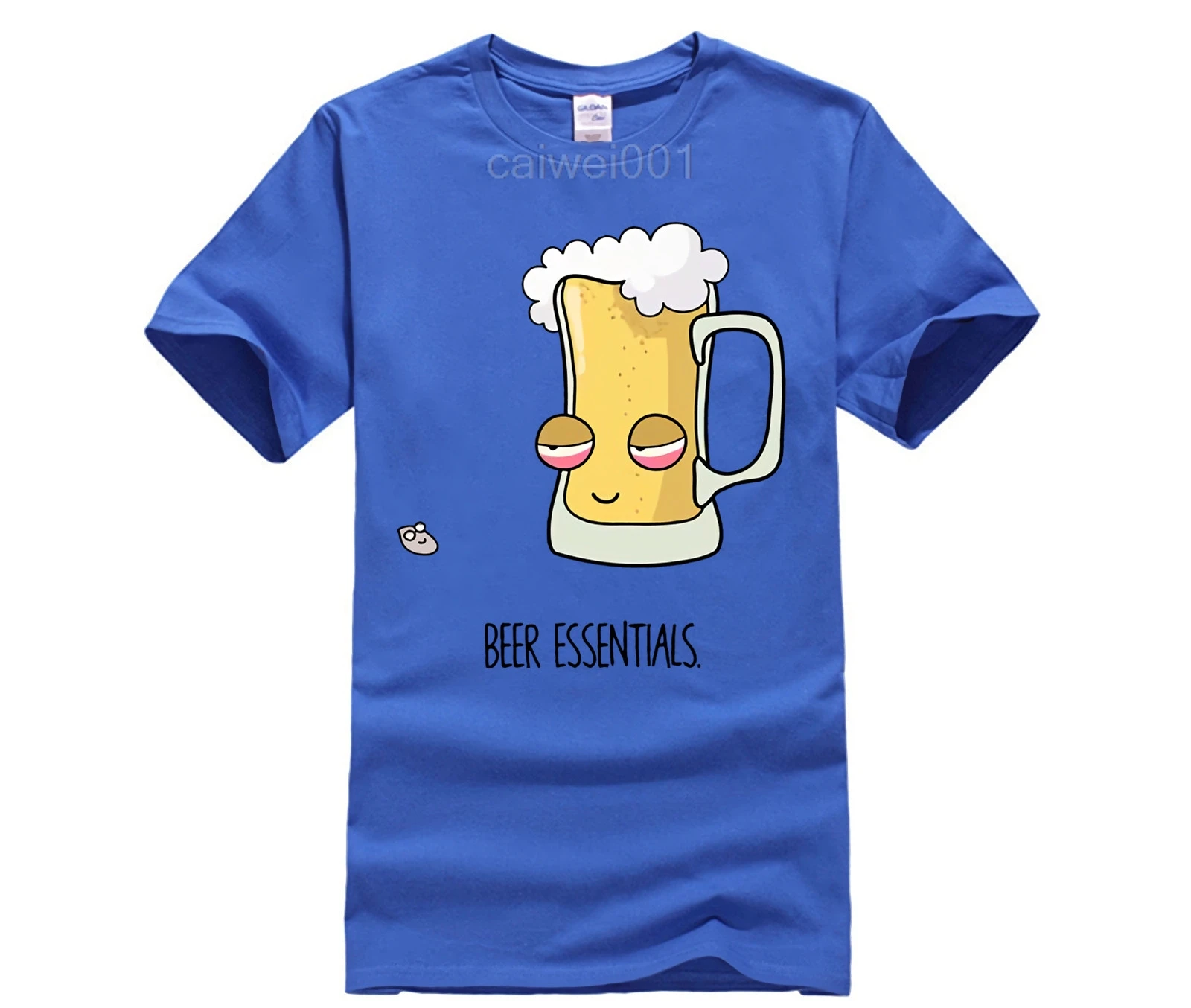 Модная футболка из 100% хлопка Мужская крутая летняя с коротким рукавом и принтом