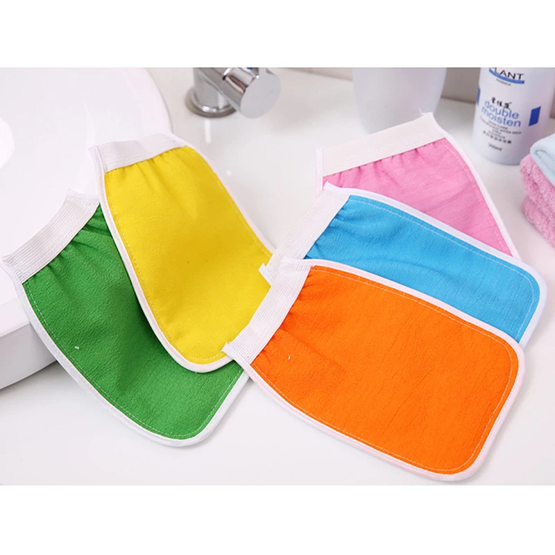 

1 шт., отшелушивающая Двусторонняя перчатка для ванной комнаты