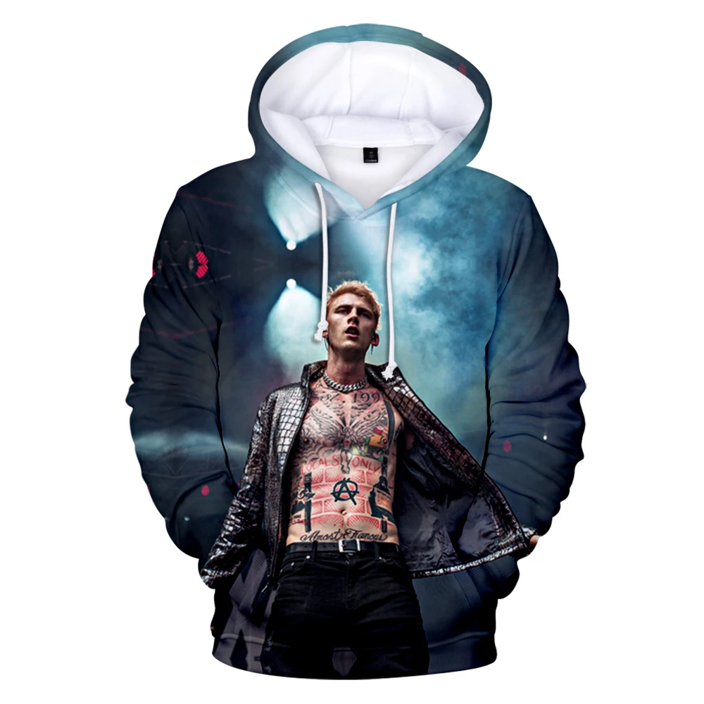 

Hip Hop Rapper Machine Gun Kelly 3D Print Hooded Sweatshirt Men/Women Casual Hoodies