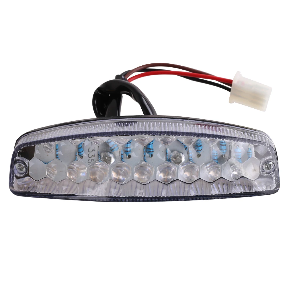 Peel off LED Задние огни освещения мотоцикла Мото задний стоп сигнал индикаторная