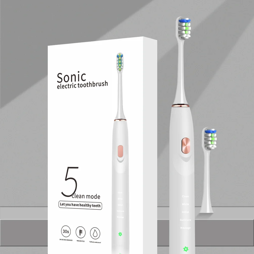 Sonic Electric Toothbrush Ipx7 Waterproof Adults Oral Cleaning Whitening Teeth tooth brush | Бытовая техника