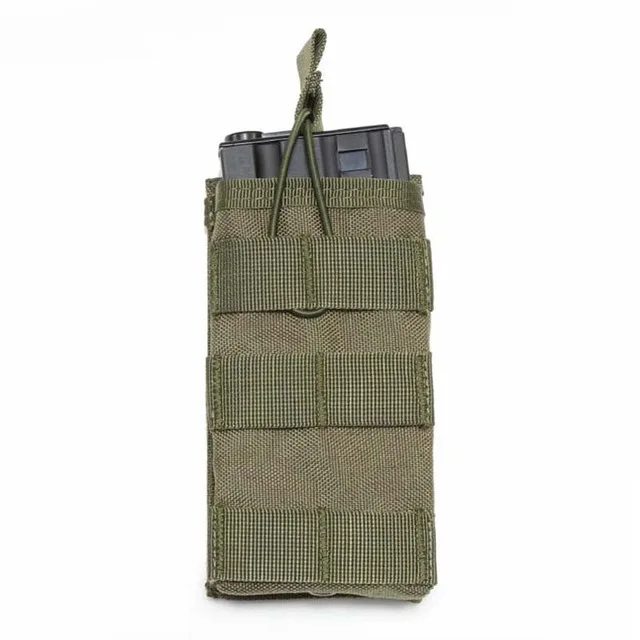 Green Single Mag Bag Одиночный/двойной подсумок/тройной патронный мешок тактические охотничьи аксессуары Molle Vest Pouch военный подсумок сумка - Цвет: Green Single Mag Bag