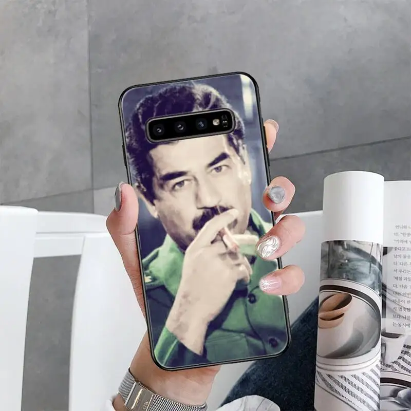 

Saddam Hussein Iraq Arabic Phone Cases For Samsung Galaxy S20 Ultra S20 Plus S10 S9 S8 Plus S7 Edge S21 Plus