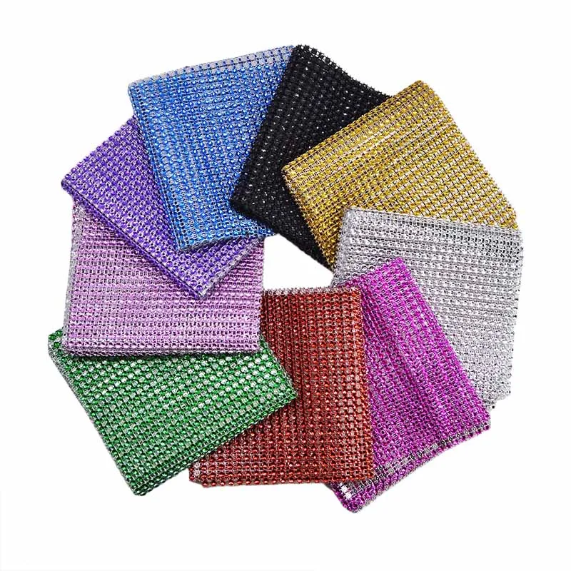 

1Y*12CM Silver Diamond Sparkling Rhinestone Mesh Wrap Ribbon for Wedding Birthday Cake Decoration Baby Shower Event Party Supply