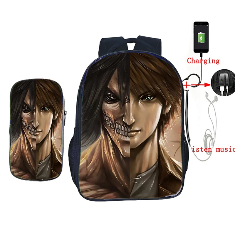 Школьный рюкзак атака на Титанов для мальчиков и девочек модный подарок сюрприз